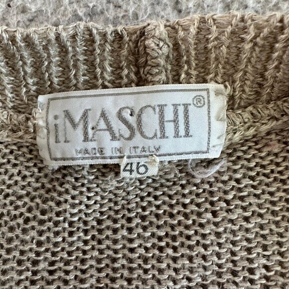 Made in Italy Linen Cardigan Womens Art to Wear Lagenlook Boho Coastal - Picture 10 of 16